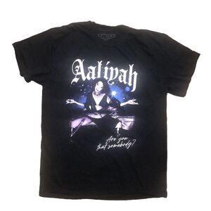 Aaliyah T Shirt M Black‎ Are You That Somebody